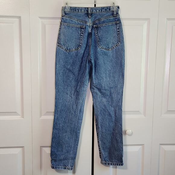 WEWOREWHAT Women's Danielle High-Rise Vintage Straight Distressed Jeans Size 25 - Picture 2 of 11